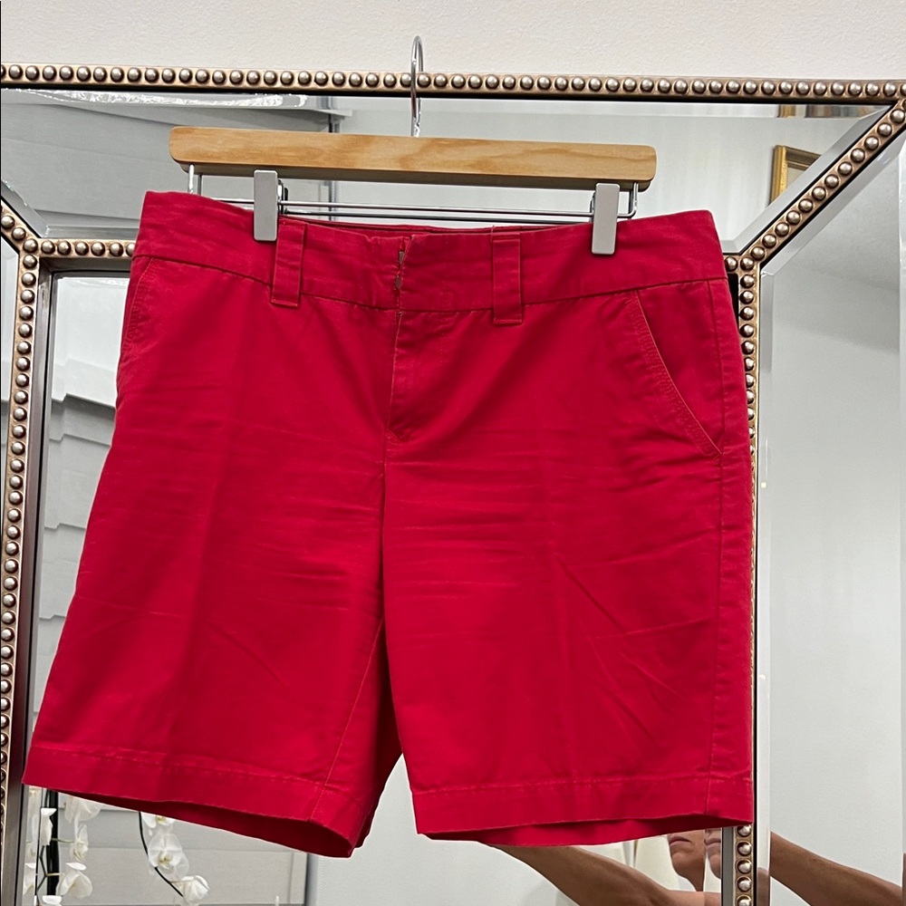 Tommy Hilfiger Vibrant Red Women's Bermuda Shorts